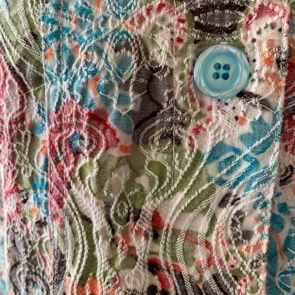 Joni B Light Textured Jacket Size Medium - Picture 4 of 7